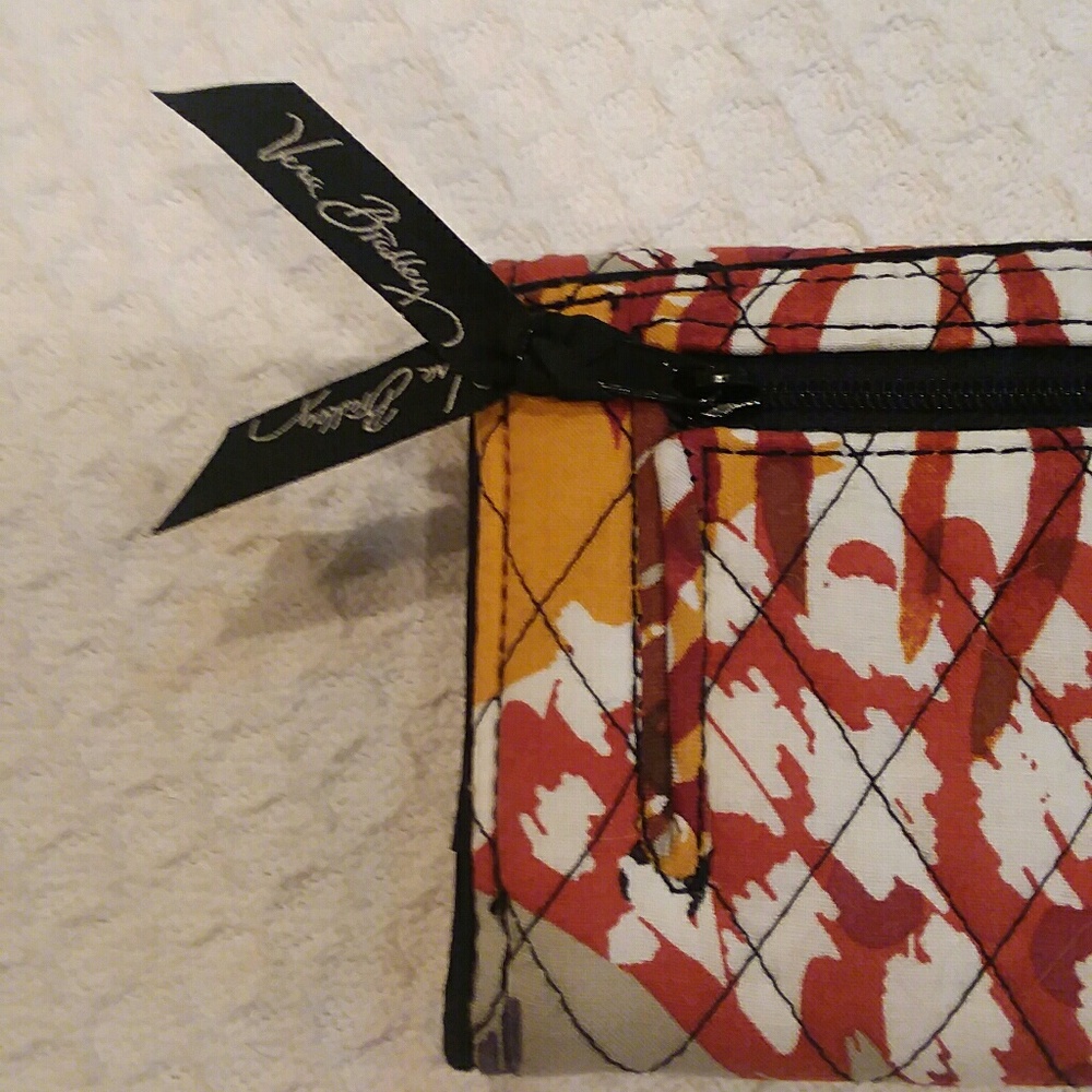 Vera Bradley Abstract Pattern Tri-fold Wallet - Picture 6 of 6